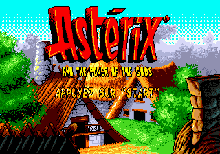 Asterix and the Power of the Gods (Europe) (En,Fr,De,Es) Title Screen